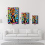Wallity Pintura Decorativa de Vidrio Templado CAM-1095, Impresión UV, 46 x 72 cm